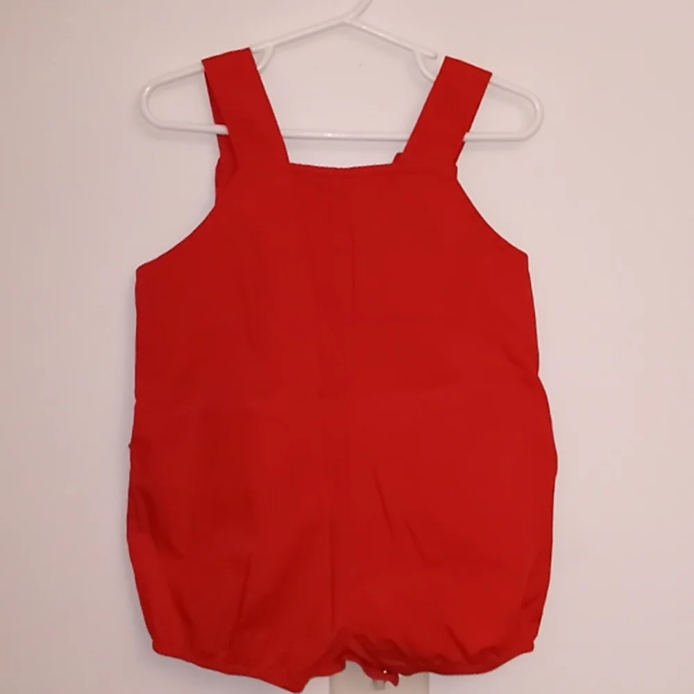 Vintage Train Engine #1 Overalls w/Bib Size 24 Months